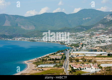 Turkey, province of Mersin (Icel), bay of Tekeli on the coast with Aydincik Stock Photo