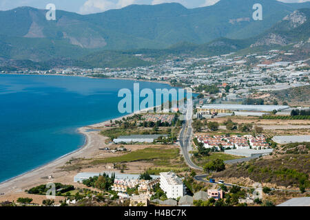 Turkey, province of Mersin (Icel), bay of Tekeli on the coast with Aydincik Stock Photo