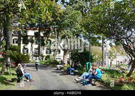 Funchal, city garden 'Sao of Francisco' Stock Photo