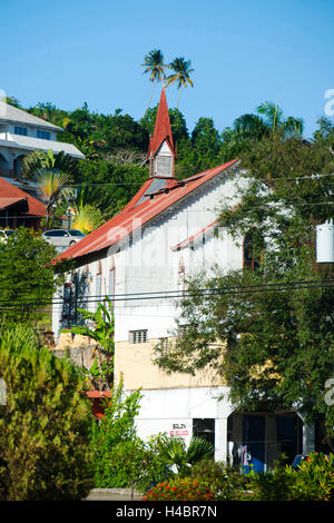 The Dominican Republic, peninsula Samana, Santa Barbara de Samana, old church Stock Photo