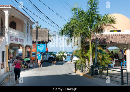 The Dominican Republic, the east, Bayahibe, former fishing village with tourist infrastructure Stock Photo