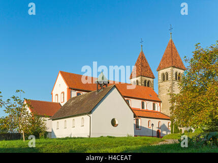 Germany, Baden-Wurttemberg, Reichenau - Niederzell, church St. Peter and Paul, south page Stock Photo