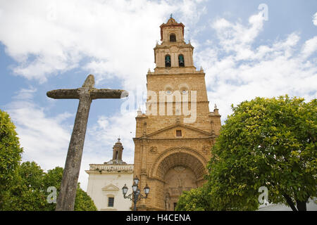 Church in Utrera, Seville Province, Andalusia, Spain Stock Photo