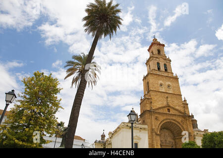 Church in Utrera, Seville Province, Andalusia, Spain Stock Photo