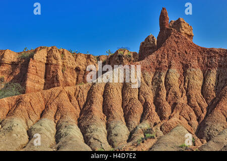 Republic Colombia, Tatacoa desert, scenery in the department Huila, Desierto de la Tatacoa Stock Photo