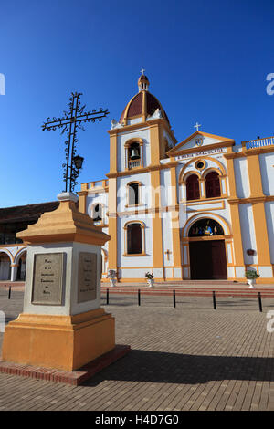 Republic Colombia, Departament Bolivar, city Mompos, Mompox, cathedral la Concepcion, Iglesia de la Conception Stock Photo