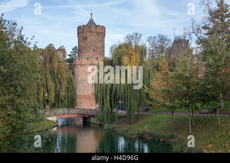 Powder tower Kruittoren in, Kronenburger park, Nijmegen, monetary country, the Netherlands Europe Stock Photo