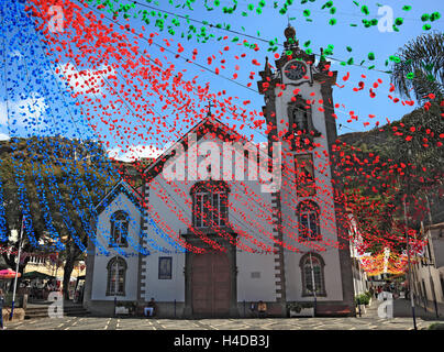 Island Madeira, Ribeira Brava, the church Igreja de Sao Bento Stock Photo