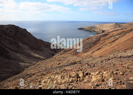 Madeira, in Cap Ponta de Sao Lourenco, scenery at the eastern end the island Stock Photo