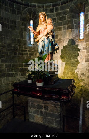 Albenga Cathedral of St Michael interior, Albenga, Province of Savona, Liguria, Italy Stock Photo