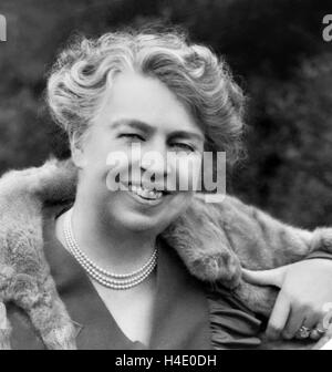 Eleanor Roosevelt (1884-1962), wife of Franklin D Roosevelt, the 32nd President of the USA. Photo by Harris & Ewing, c.1932 Stock Photo