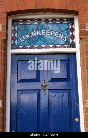 Lockkeepers lodge,Rochdale Canal,Castlefield,Manchester,England,UK Stock Photo