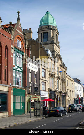 The Old Market Quarter of Bristol,UK. 'Old Market' city cities street streets Stock Photo