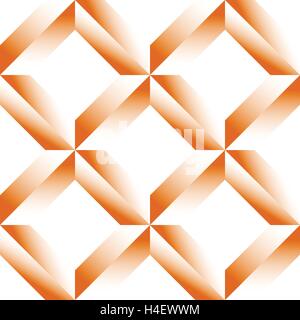 Faceted grid, mesh seamless pattern. Monochrome geometric lattice Stock Vector