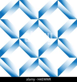 Faceted grid, mesh seamless pattern. Monochrome geometric lattice Stock Vector