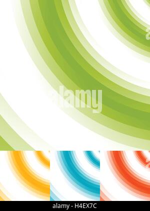 Radial circles abstract background. Spiral, vortex geometric pattern Stock Vector