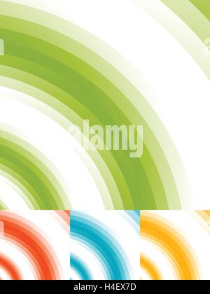 Radial circles abstract background. Spiral, vortex geometric pattern Stock Vector