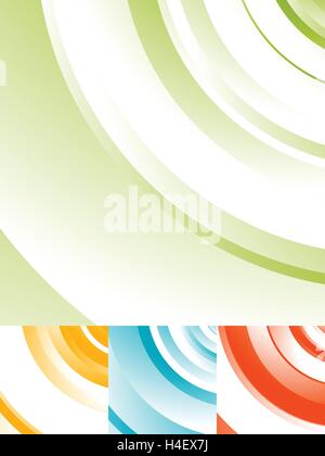 Radial circles abstract background. Spiral, vortex geometric pattern Stock Vector