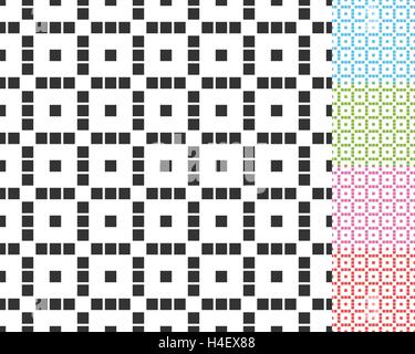 Square basic shape mosaic repeatable pattern, texture and background ...