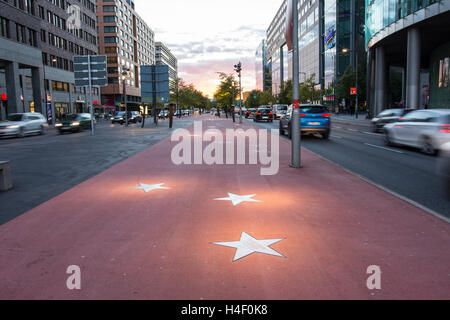 A view of the Berliner Boulevard der Stars in Potsdamer Platz Stock Photo