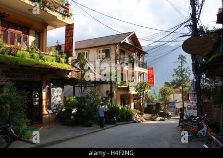 Sa Pa or Sapa, Sa Pa District, Lao Cai Province, Vietnam Stock Photo