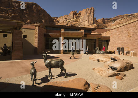 Utah, Arches National Park, Visitor Center Stock Photo