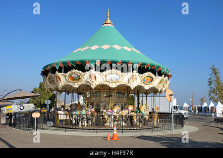 IRVINE, CA - OCTOBER 14, 2016: The Orange County Great Park Carousel Ride. The carousel ride is one of two current attractions a Stock Photo