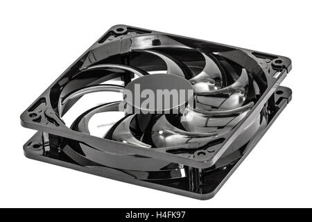 Computer fan, Isolated on white background Stock Photo