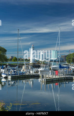 HARBOR WILLIAM MILLIKEN STATE PARK DETROIT RIVER MICHIGAN USA Stock Photo