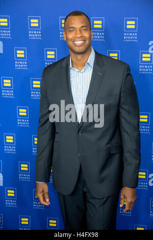 Jason Williams attends the Human Rights Campaign Gala at the JW Marriott on March 19, 2016 in Los Angeles, California. Stock Photo