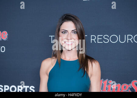 Jenny Dell walks the red carpet at the Rolling Stone party Stock Photo