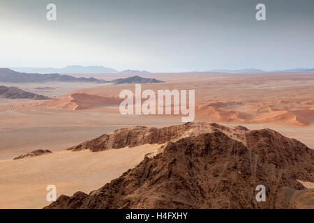 View from Hot air ballooning, Namib-Naukluft National Park, Namibia Stock Photo