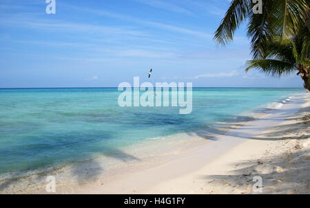 Beautiful sea off the Saona Island. Dominican Republic, West Indies, Caribbean, Central America.  East National Park. Stock Photo