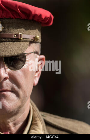 Murcia, Spain. 16th October, 2016. The Association Belix Códex retakes the city of Murcia for a historical military reenactment of the great military conflicts that hit the world last century, highlighting the First and Second World War . Credit:  ABEL F. ROS/Alamy Live News Stock Photo