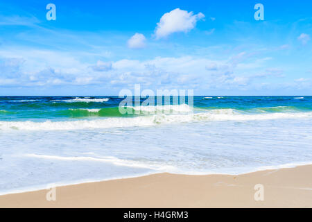 Sandy beach on Sylt Island, Germany Stock Photo