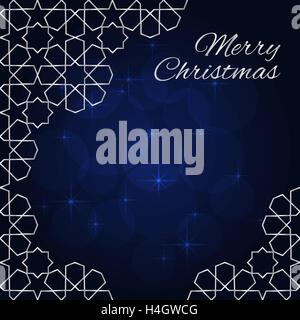 Greeting christmas card Stock Vector