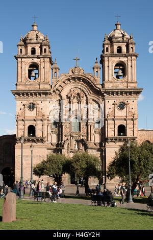 Church of the Society of Jesus in Cusco, Peru Stock Photo