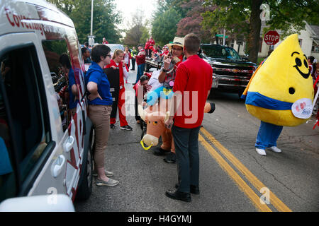 IU homecoming parade. (Photo by Jeremy Hogan) Stock Photo