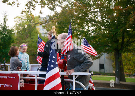 IU homecoming parade. (Photo by Jeremy Hogan) Stock Photo