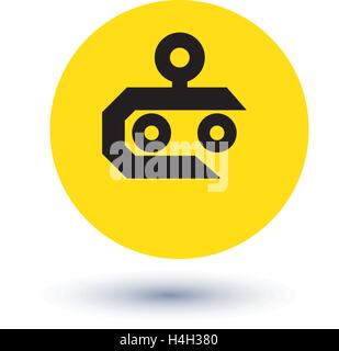 Chat Robot Design Concept. AI 10 Supported. Stock Vector