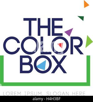 The Color Logo Concept. AI 10 Supported Stock Vector