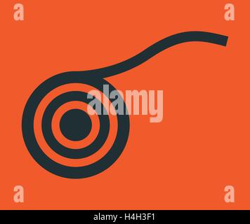 Circular abstract design. AI 10 supported. Stock Vector