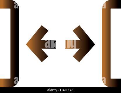 Arrows Icon Design. AI 8 Supported. Stock Vector