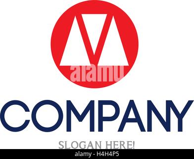 Triangle Logo Concept. Supported AI 10 EPS. Stock Vector