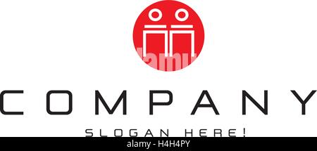 Logo design concept. AI 10 supported. High quality JPEG and EPS included. Stock Vector