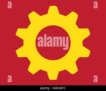Labor Day Concept Design With Gear Stock Vector