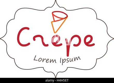 Crepe Logo Design, AI 8 supported Stock Vector Image & Art - Alamy