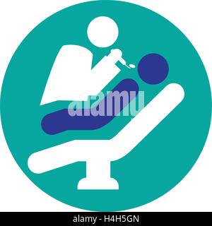 Dentist Icon, AI 8 supported. Stock Vector