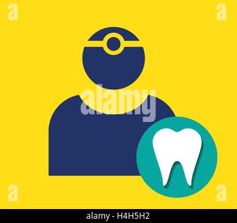 Dentist Icon, AI 8 supported. Stock Vector