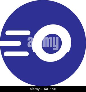 Hyper Wheel Icon Design, AI 8 supported. Stock Vector